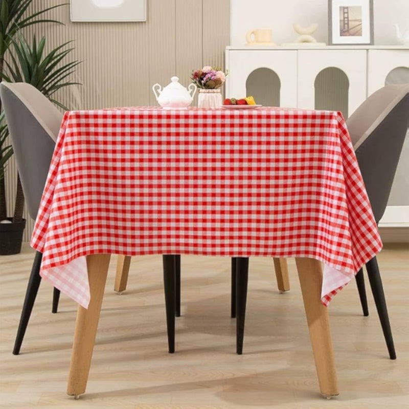 مفرش طاولة مستطيل من قماش ثقيل، مقاس 183 × 137 سم، يُستخدم كغطاء للطاولة ولتنظيم أدوات الطعام اليومية.